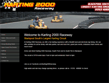 Tablet Screenshot of karting2000.com